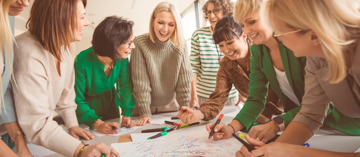 Kreativitätsworkshop für Frtauen die einen Neubeginn wagen